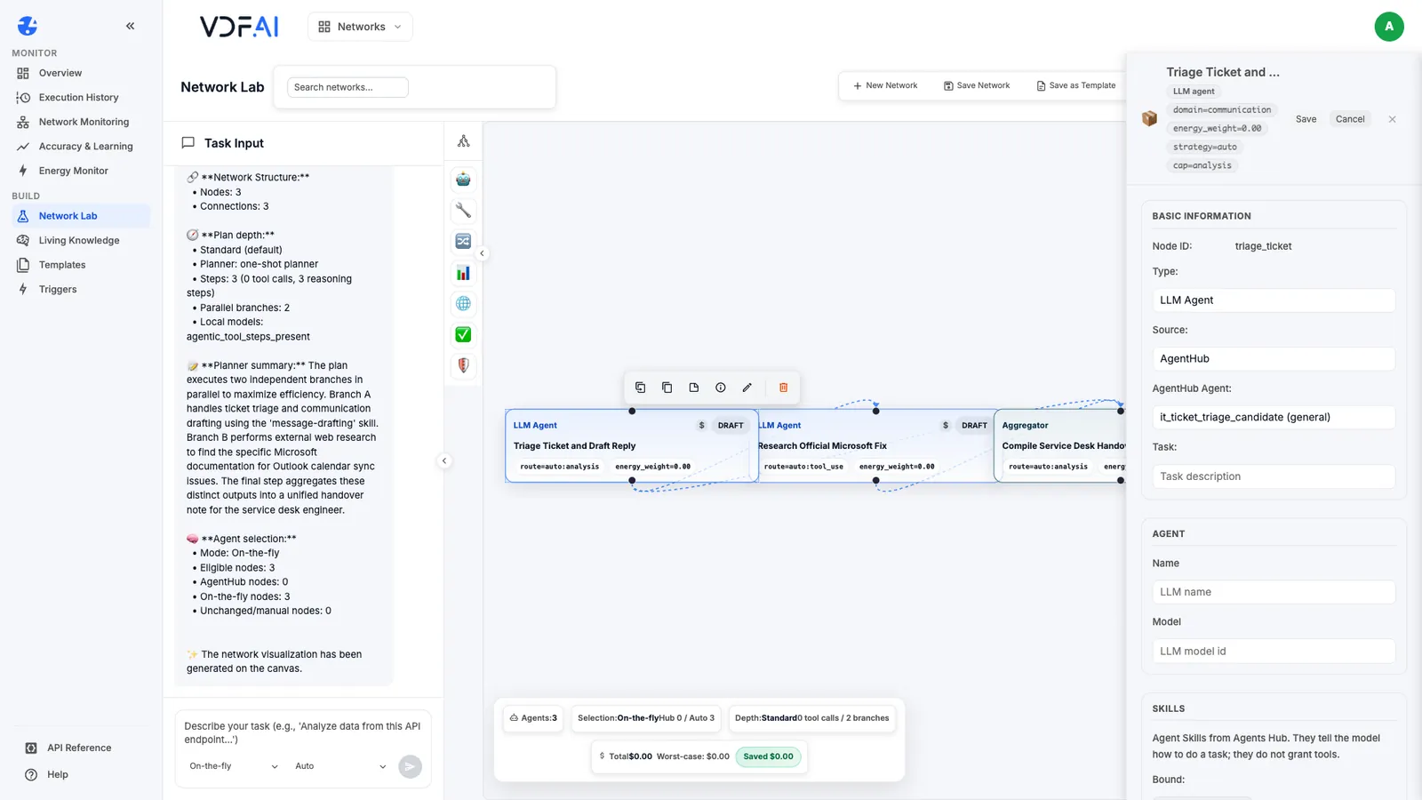 Binding the triage step to the tested triage agent from Agents Hub