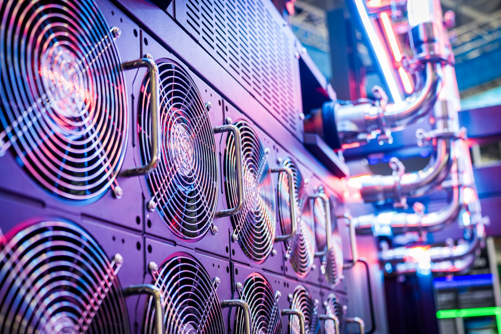 Close-up of server cooling fans in a data center, representing the on-premises infrastructure where enterprise databases and a private RAG pipeline run entirely inside the organization's own security boundary