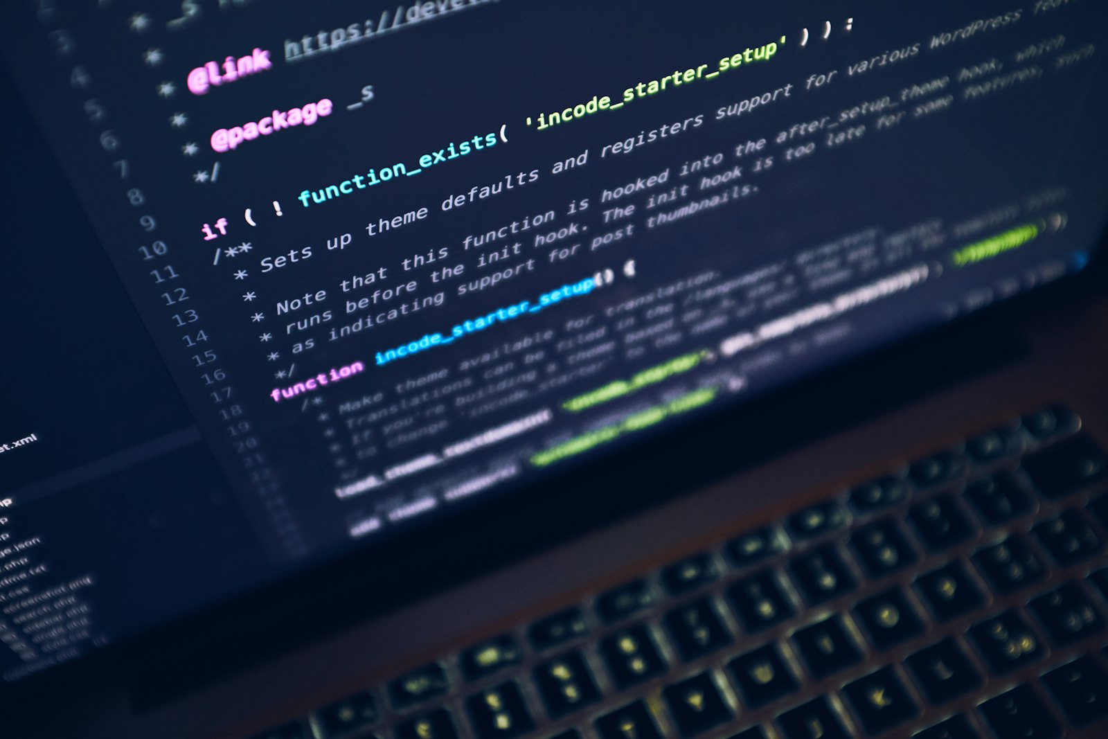 Developer working on code on a laptop, representing the design of a governed human approval step inside an agentic AI workflow built and run on an organization's own on-premises infrastructure