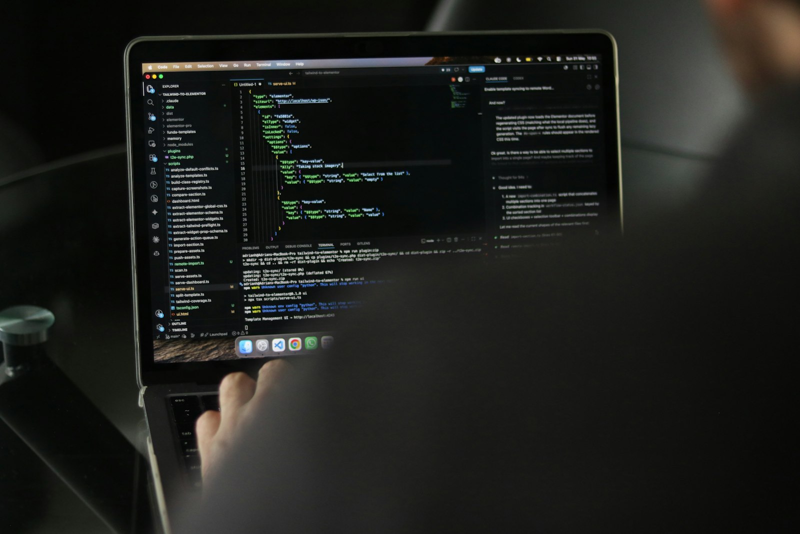 Enterprise professional evaluating AI platform options on a laptop, representing the decision between IBM watsonx, Microsoft Copilot, and a purpose-built private on-premises AI platform