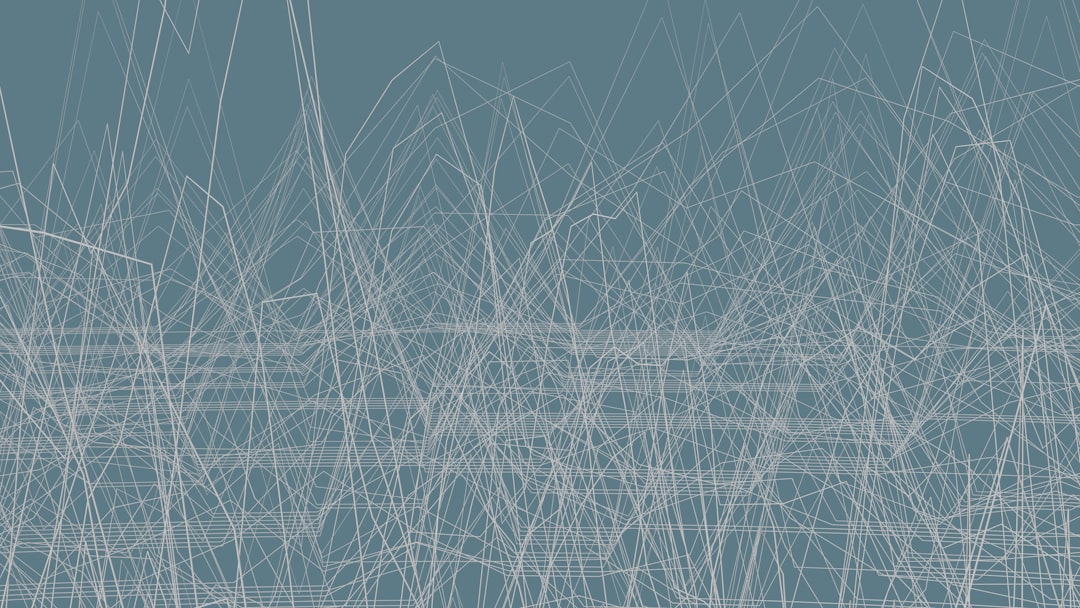 Abstract white lines weaving across a blue field, representing the retrieval paths that connect structured databases and document repositories in a private RAG pipeline running inside enterprise infrastructure