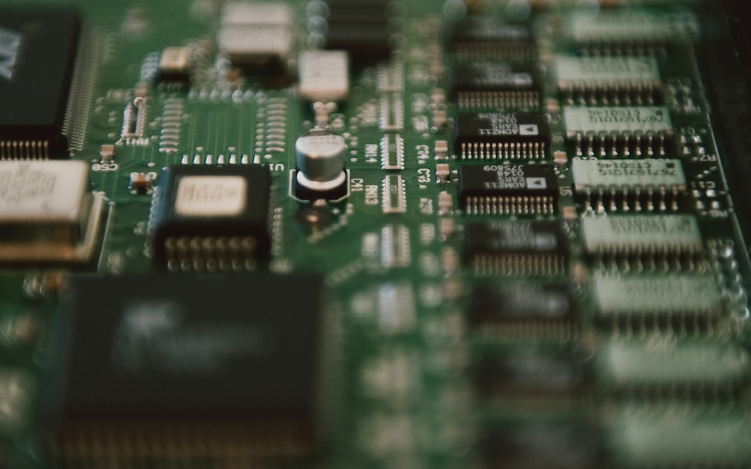 Close-up of a computer motherboard, representing the on-premises hardware envelope that constrains which local LLM an enterprise can realistically deploy inside its own security boundary