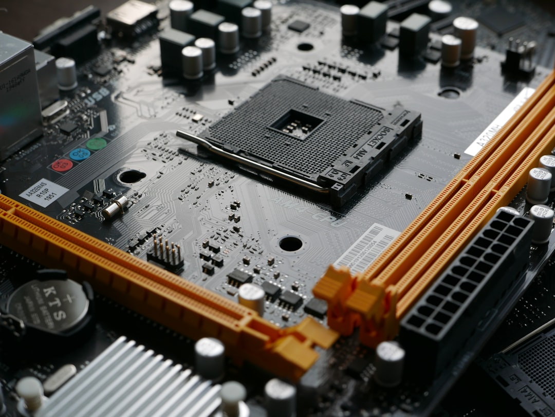Close-up of computer hardware representing local-model and on-premises AI coding assistants
