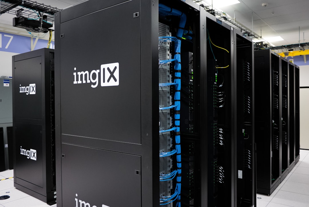 Rows of servers in a data center representing the private infrastructure behind a sovereign AI platform deployment